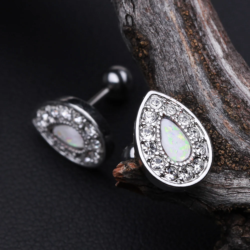 Opal Avice Cartilage Tragus Earring - Image 3