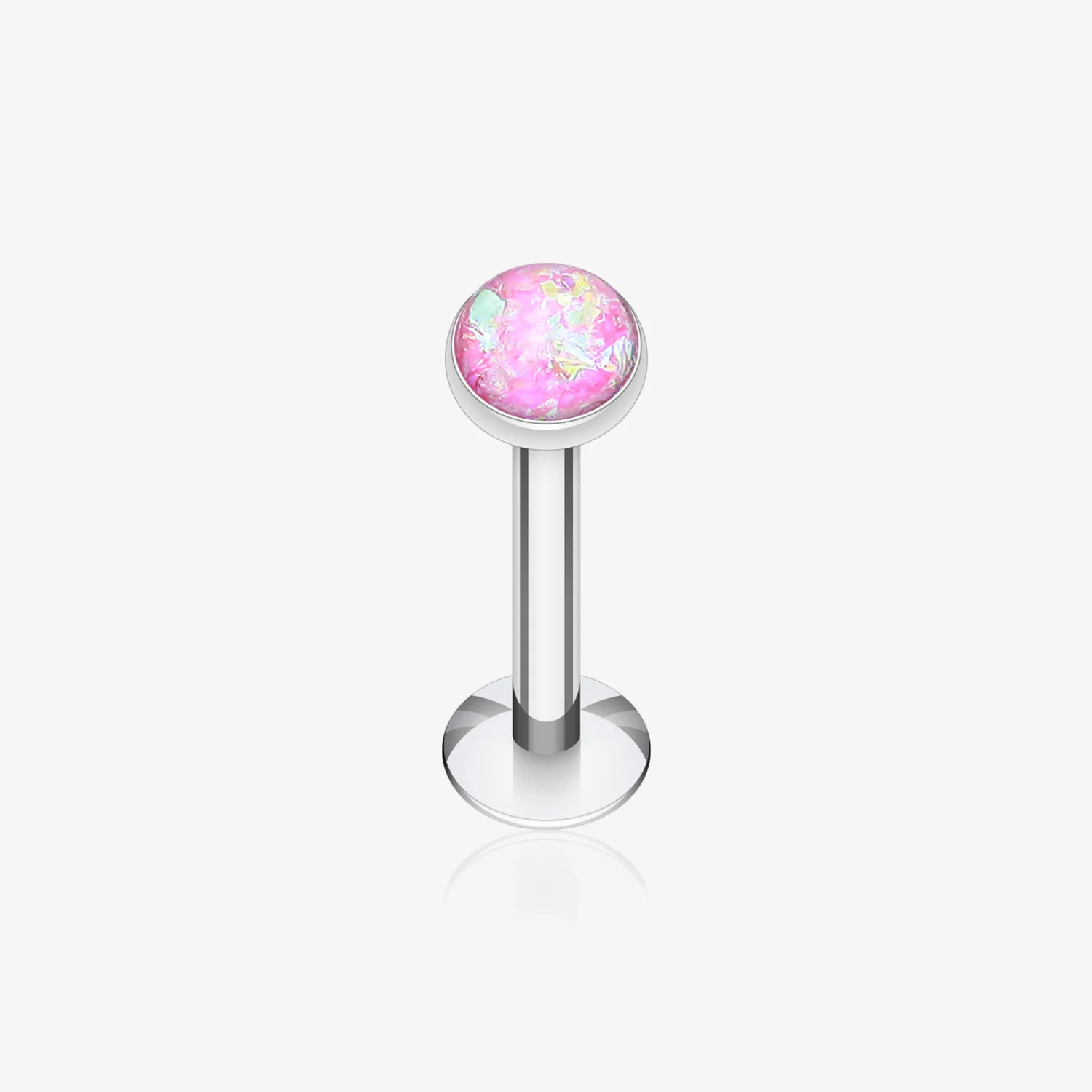 Opal Glitter Shower Dome Steel Labret
