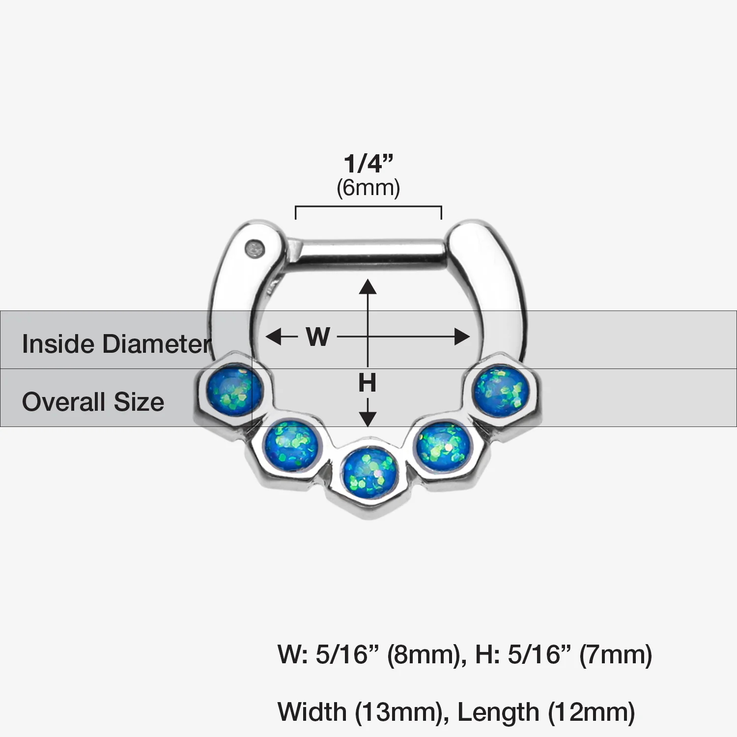 Opal Hexa Gemina Septum Clicker - Image 2