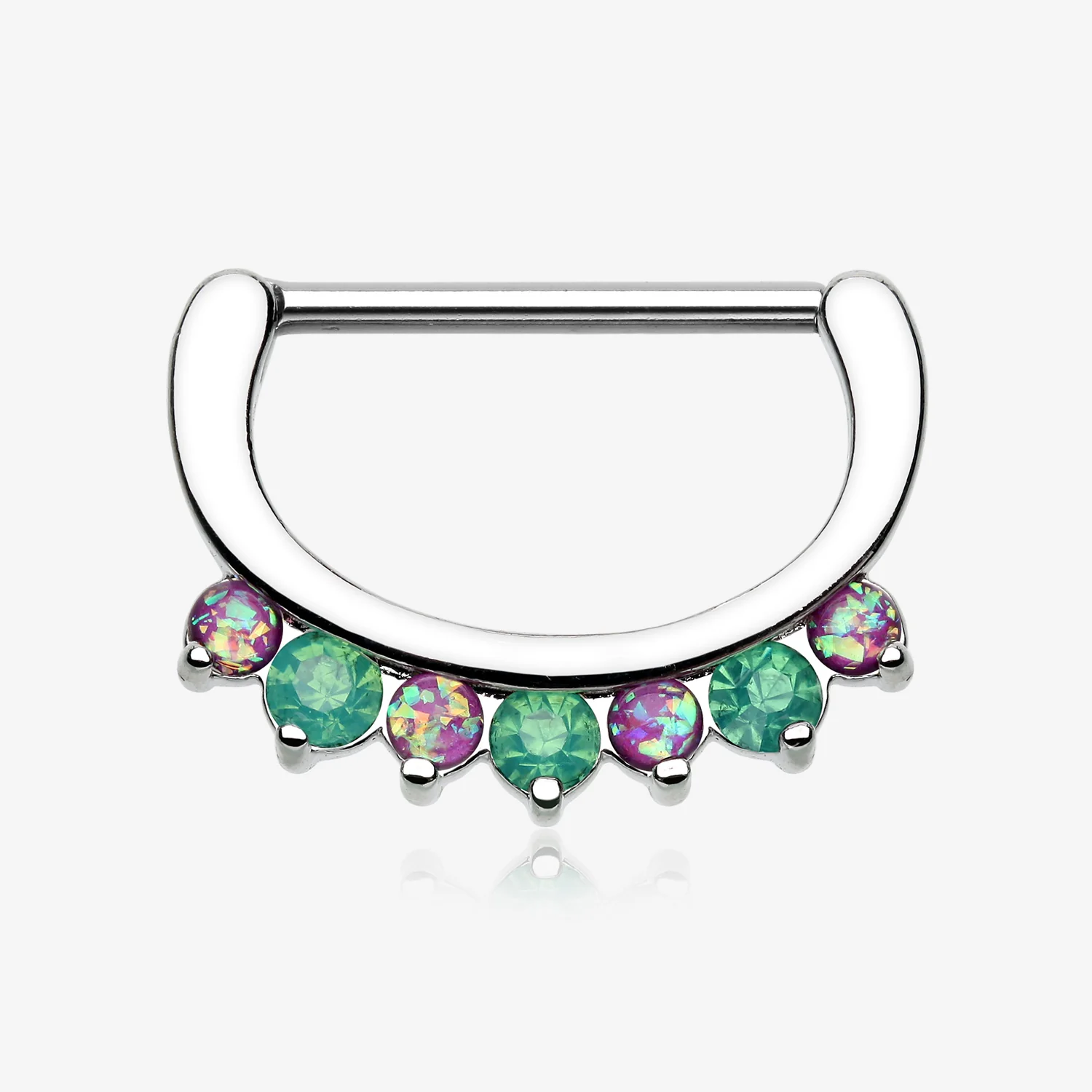 A Pair of Opal Sparkle Deuce Nipple Clicker