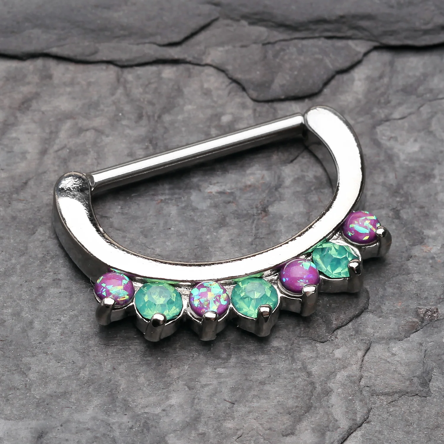 A Pair of Opal Sparkle Deuce Nipple Clicker - Image 2