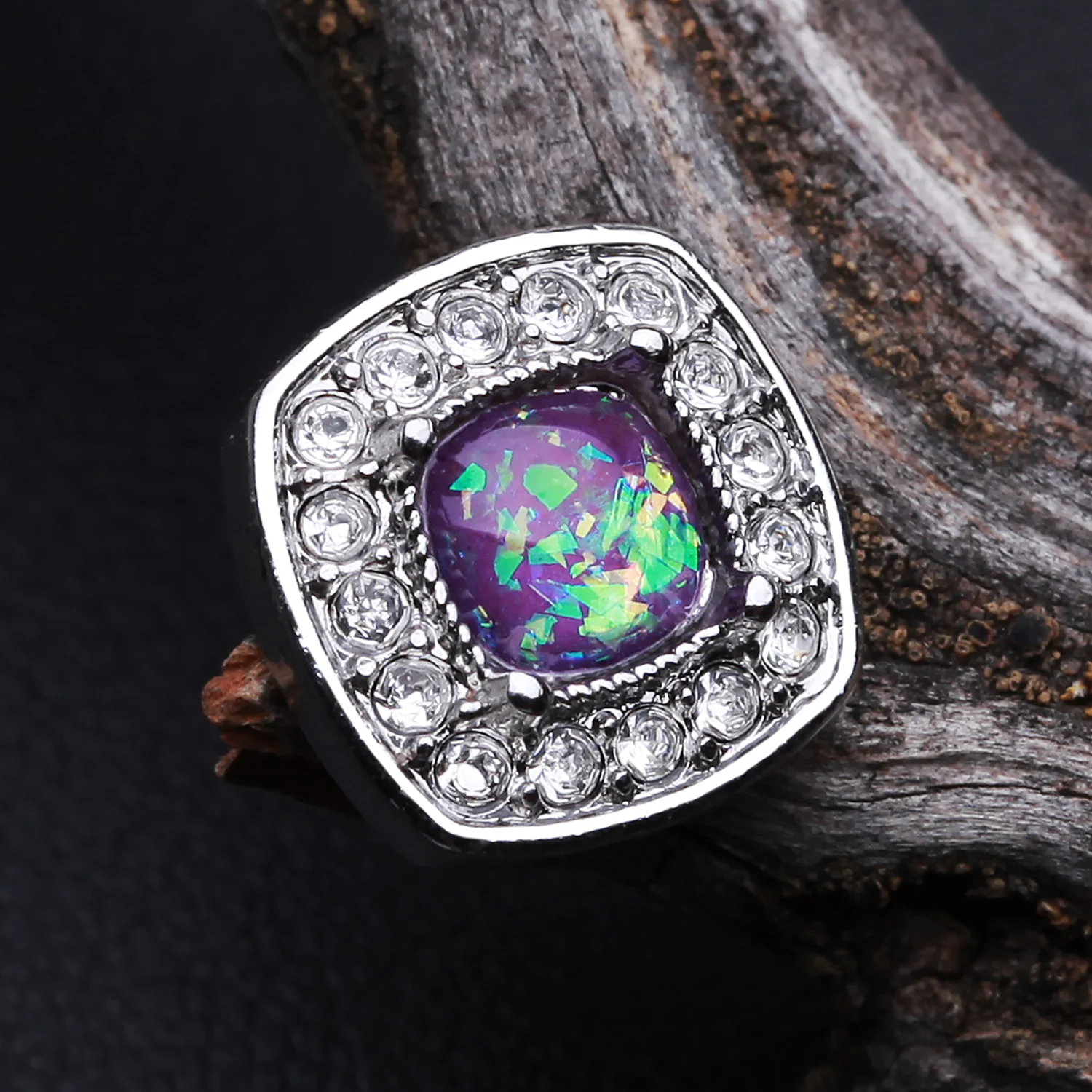 Opal Sparkle Essentia Cartilage Tragus Earring - Image 2