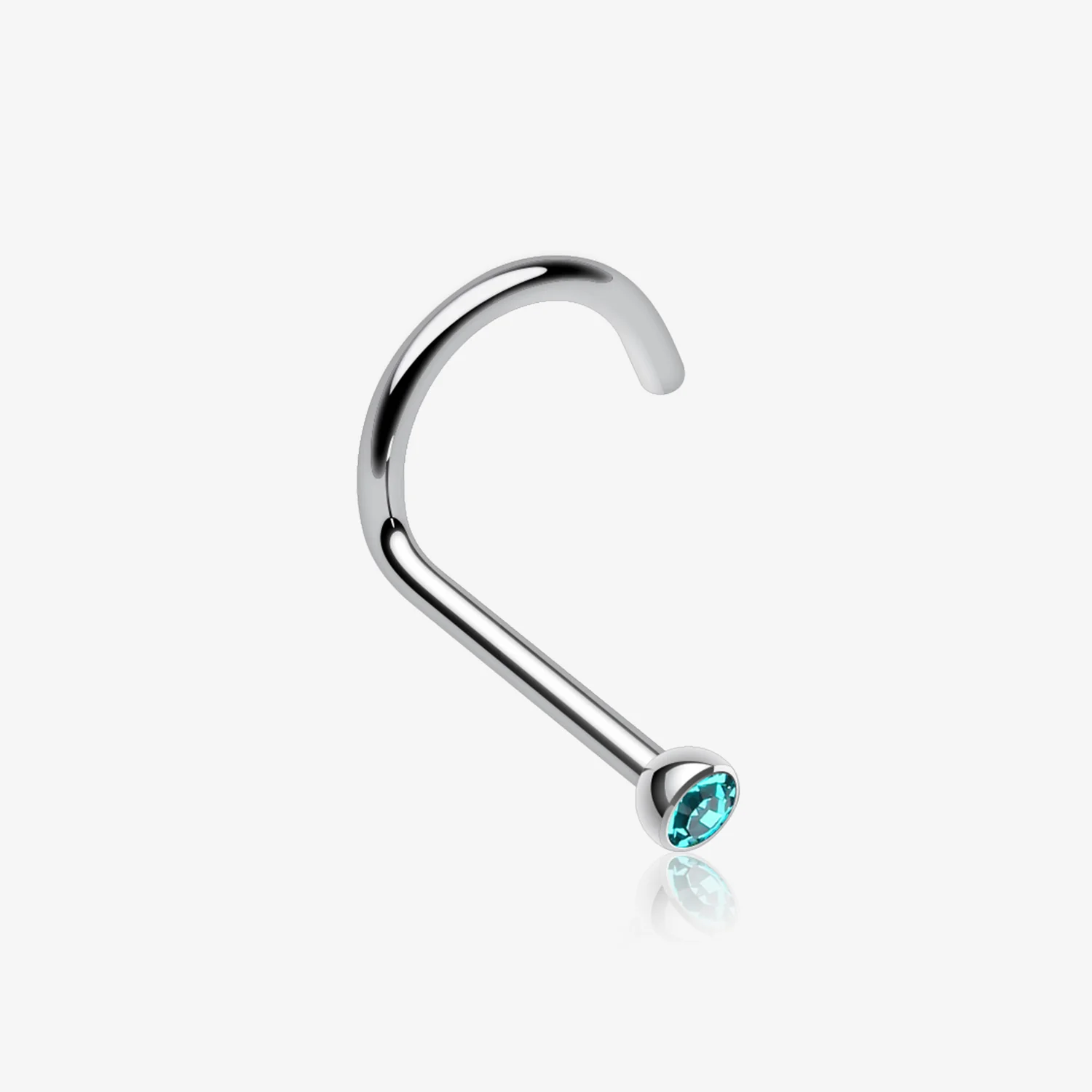Press Fit Gem Top Steel Nose Screw Ring