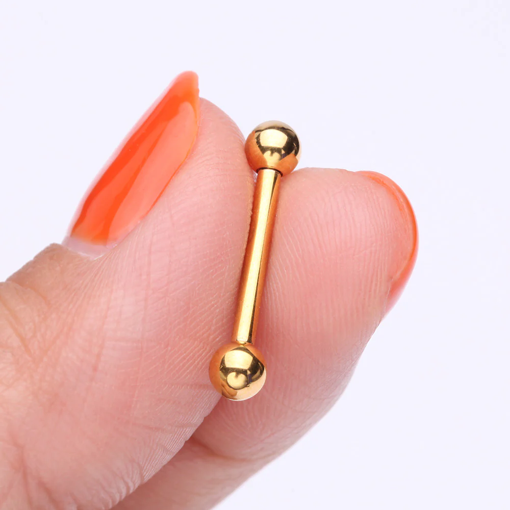 Pure24K Implant Grade Titanium Internally Threaded Basic Barbell - Image 3
