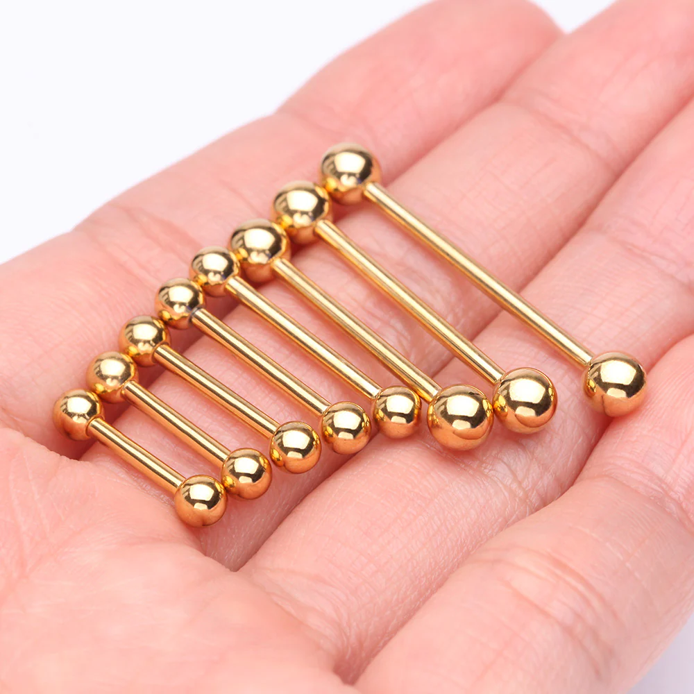 Pure24K Implant Grade Titanium Internally Threaded Basic Barbell - Image 4