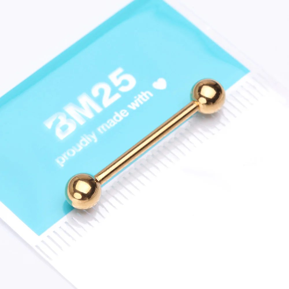 Pure24K Implant Grade Titanium Internally Threaded Basic Barbell - Image 5