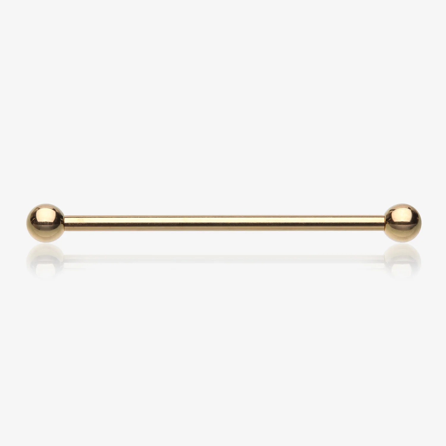 Pure24K Implant Grade Titanium Internally Threaded Basic Industrial Barbell