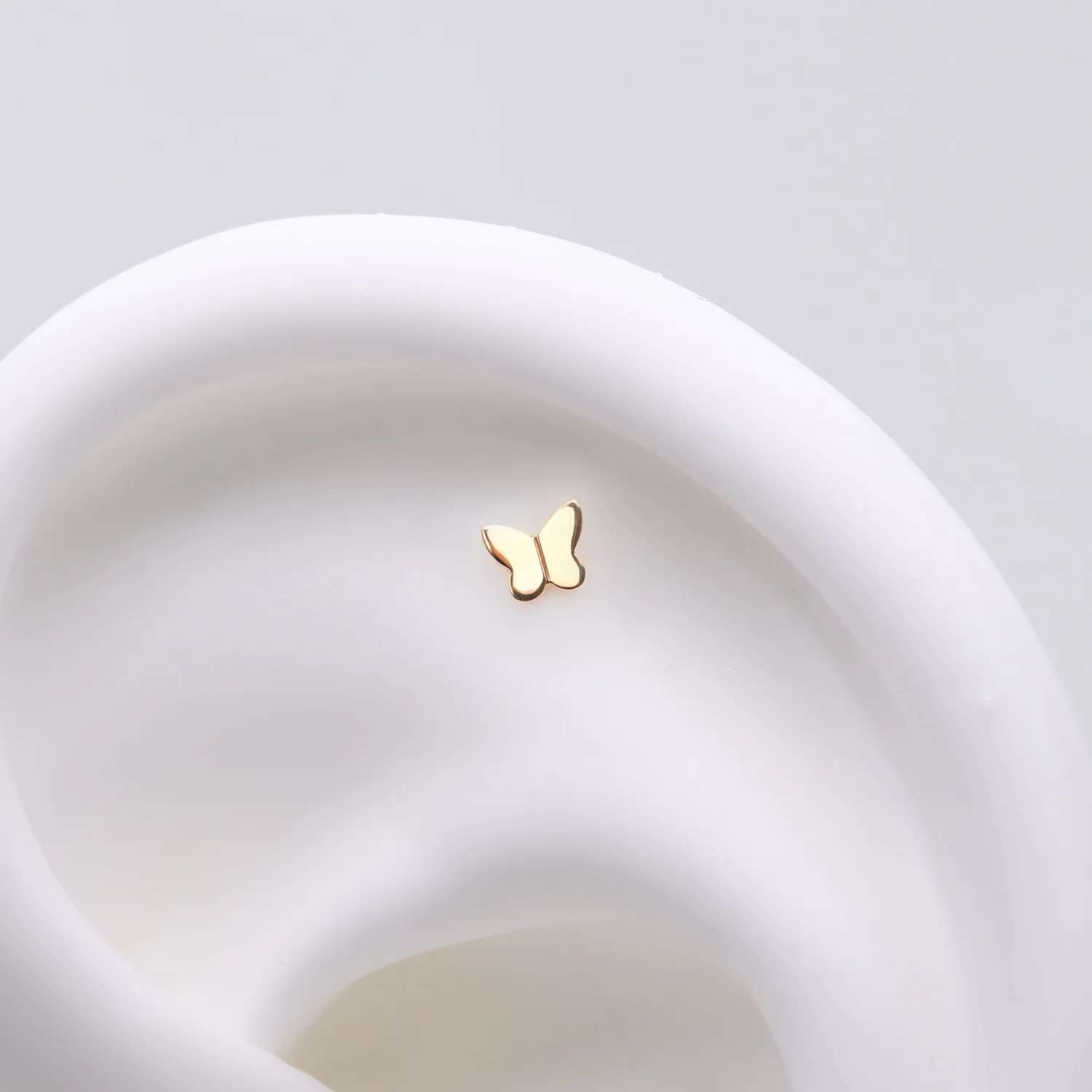 Pure24K Implant Grade Titanium OneFit Threadless Classic Butterfly Top Part - Image 2