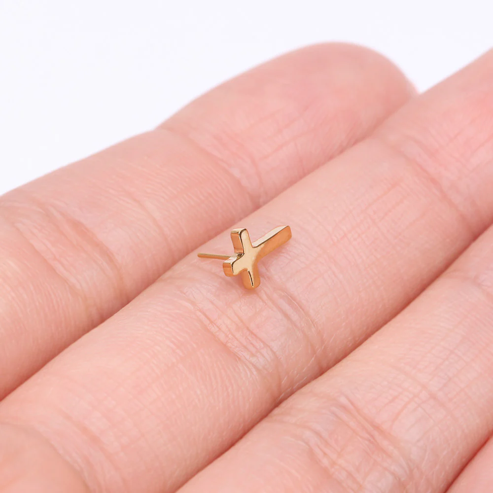 Pure24K Implant Grade Titanium OneFit Threadless Cross Top Part - Image 4