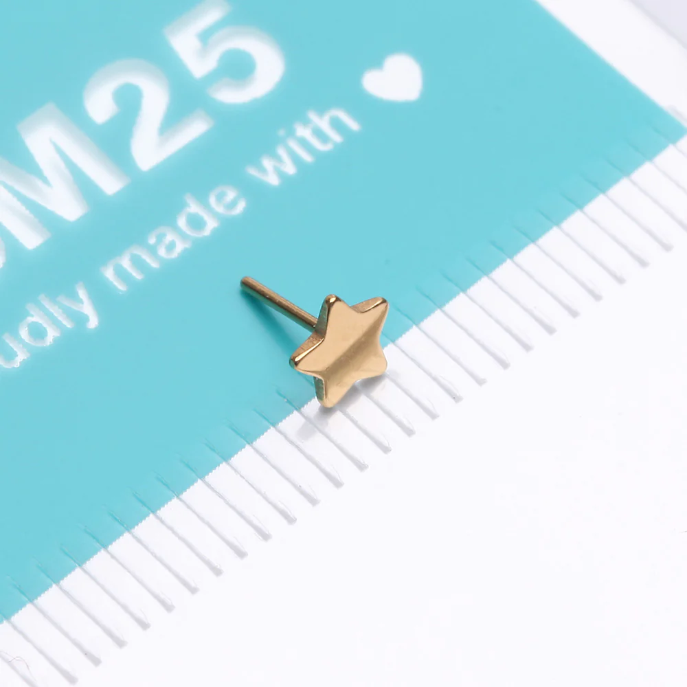 Pure24K Implant Grade Titanium OneFit Threadless Star Top Part - Image 5
