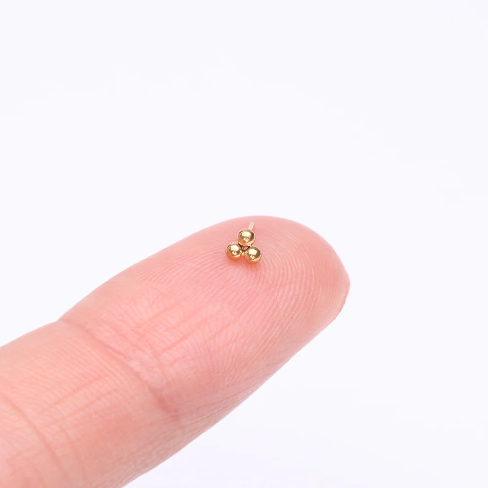 Pure24K Implant Grade Titanium OneFit Threadless Trinity Ball Bead Top Part - Image 3