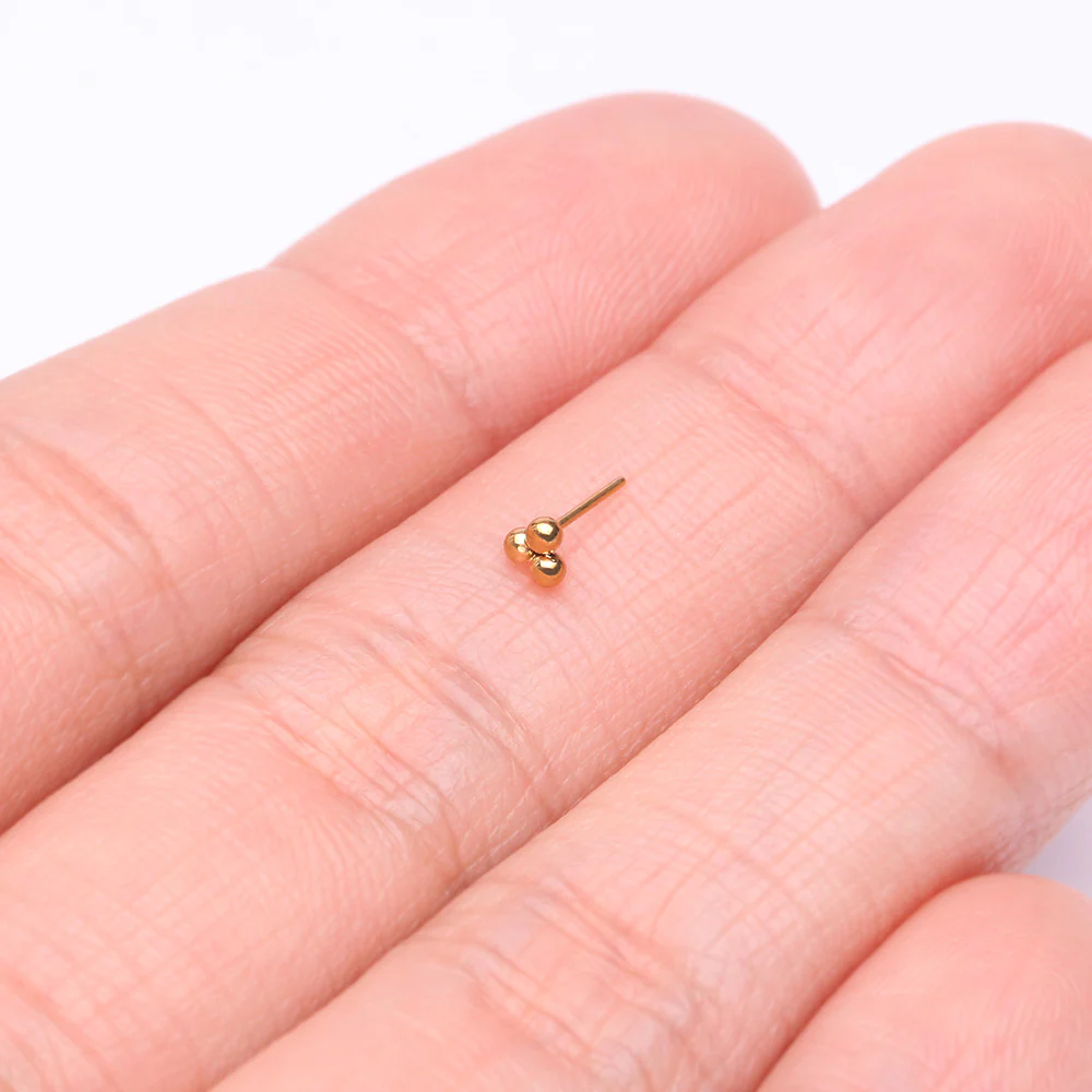 Pure24K Implant Grade Titanium OneFit Threadless Trinity Ball Bead Top Part - Image 4