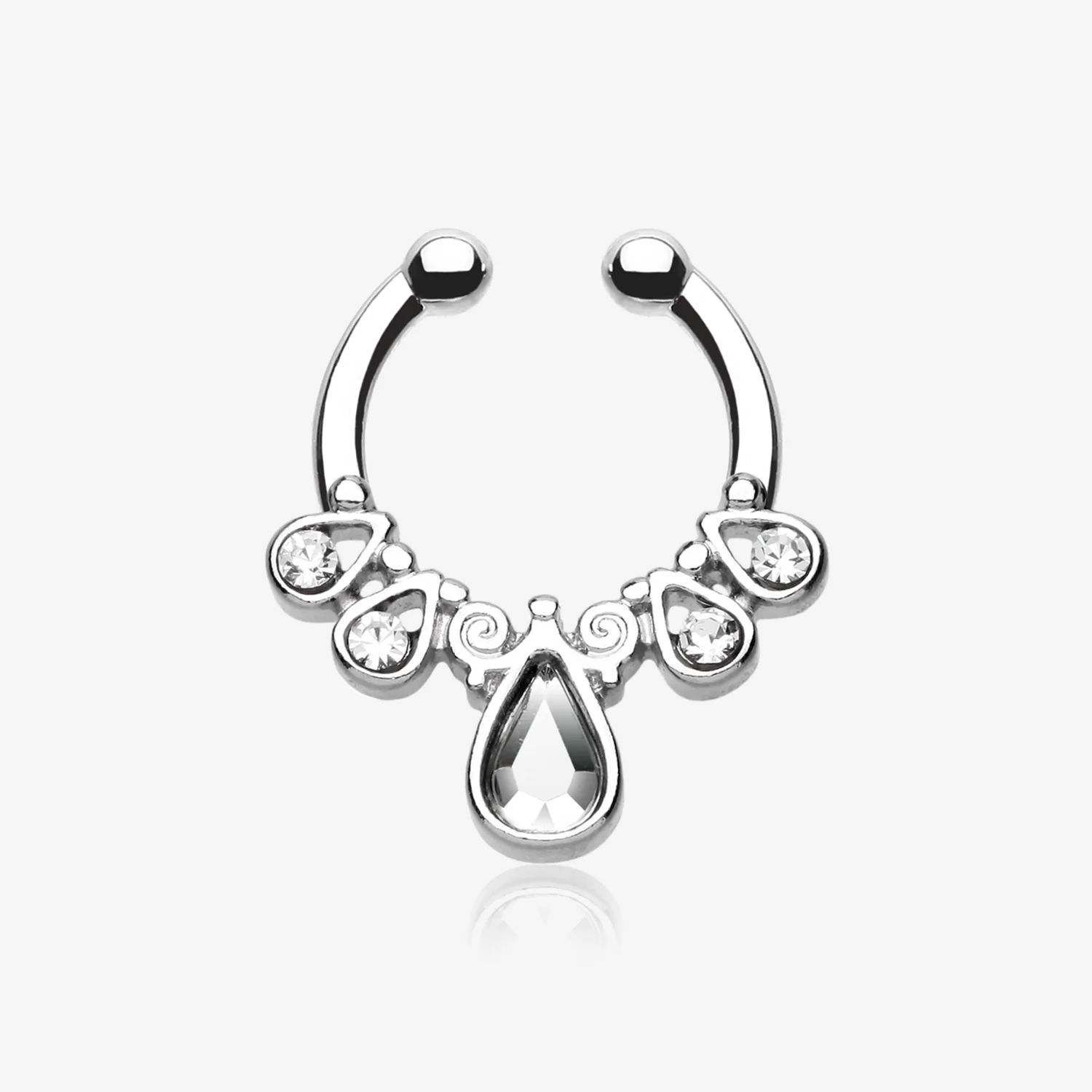 Radiant Kao Fake Septum Clip-On Ring