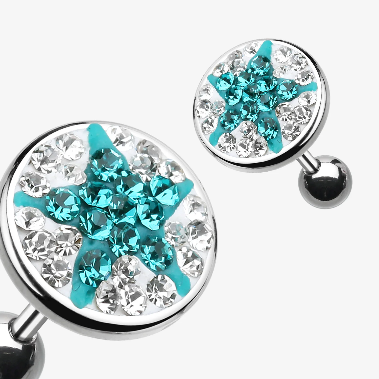 Shining Star Multi-Gem Cartilage Earring* - Image 2