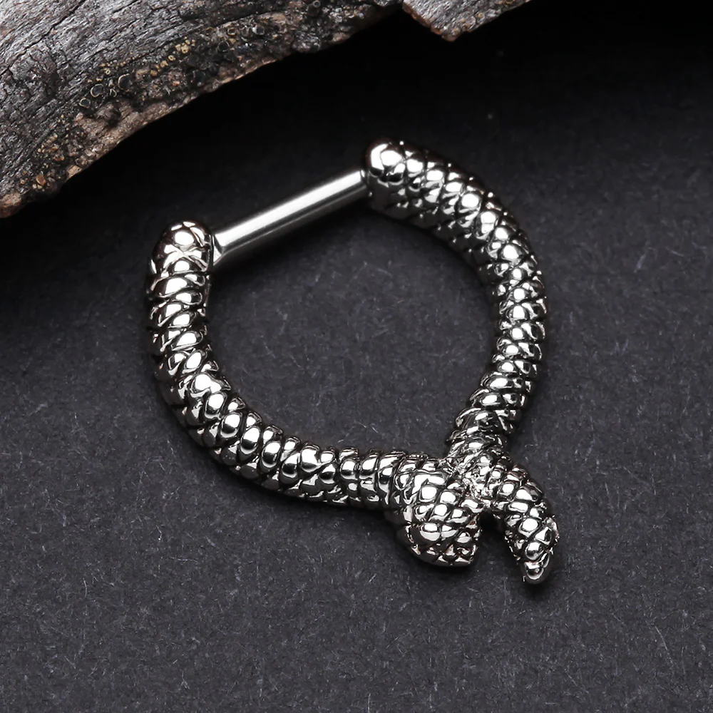 Slithering Snake Septum Clicker - Image 3