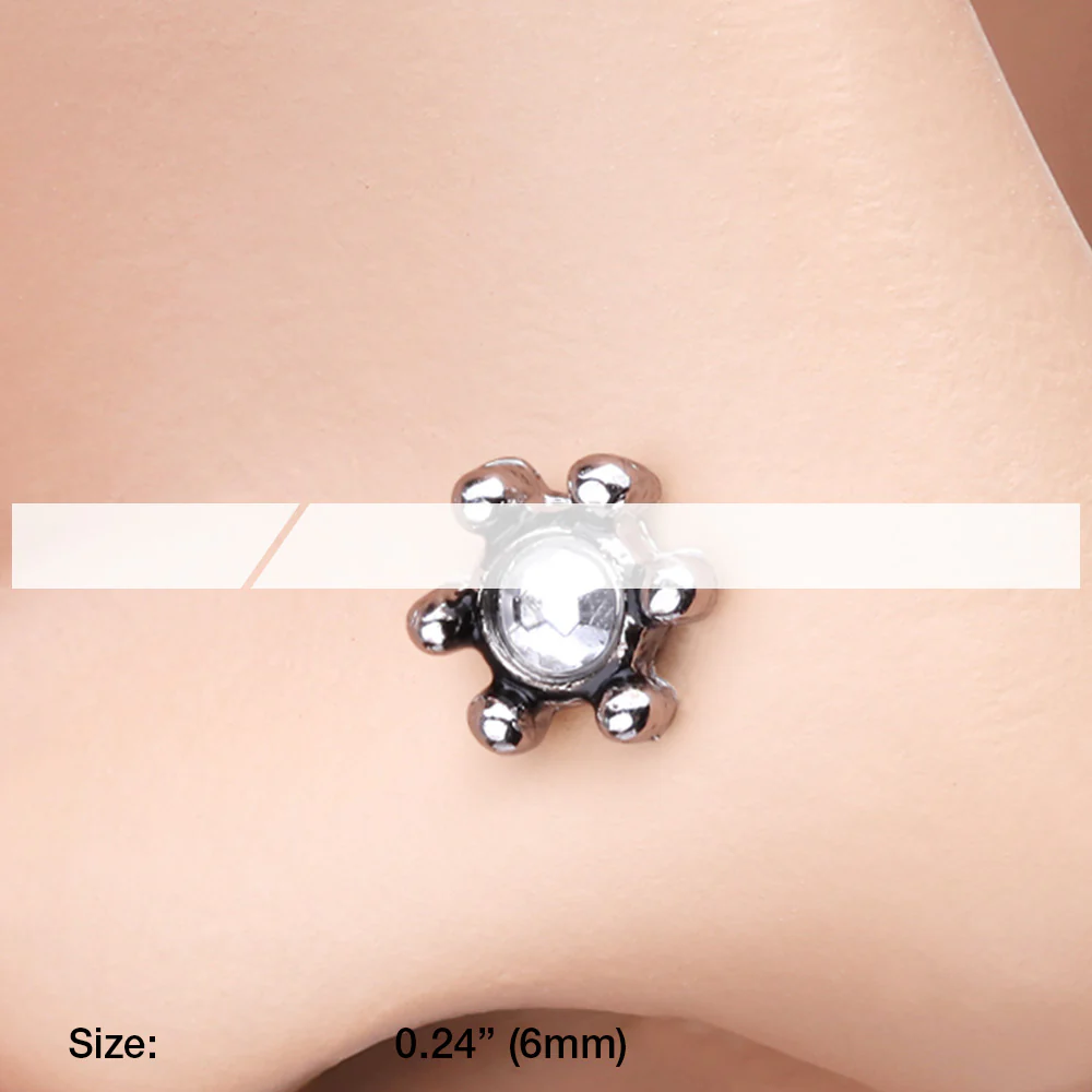 Solstice Sparkle Icon Nose Stud Ring - Image 3