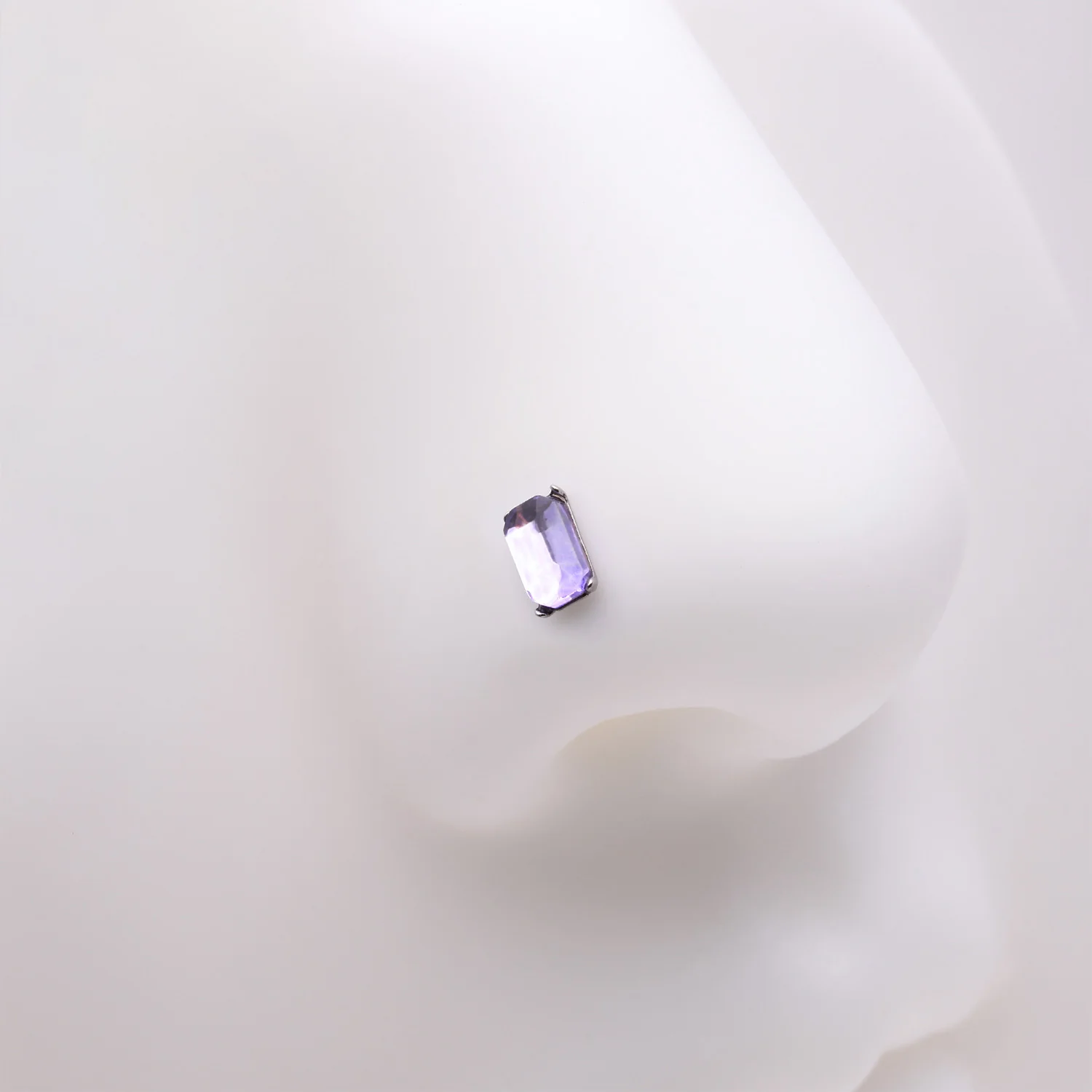 Sparkle Gem Cubic Nose Stud Ring - Image 2