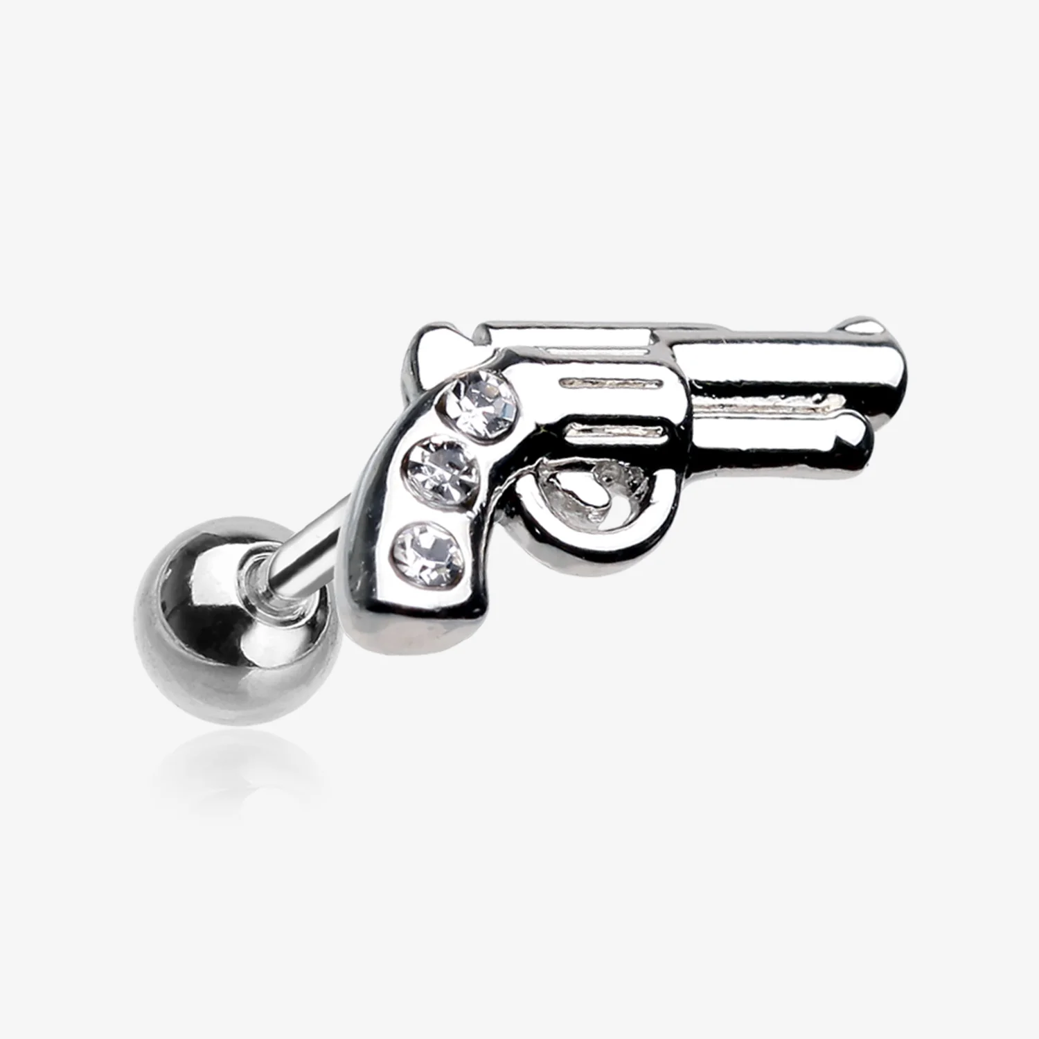 Sparkle Pistol Cartilage Tragus Earring