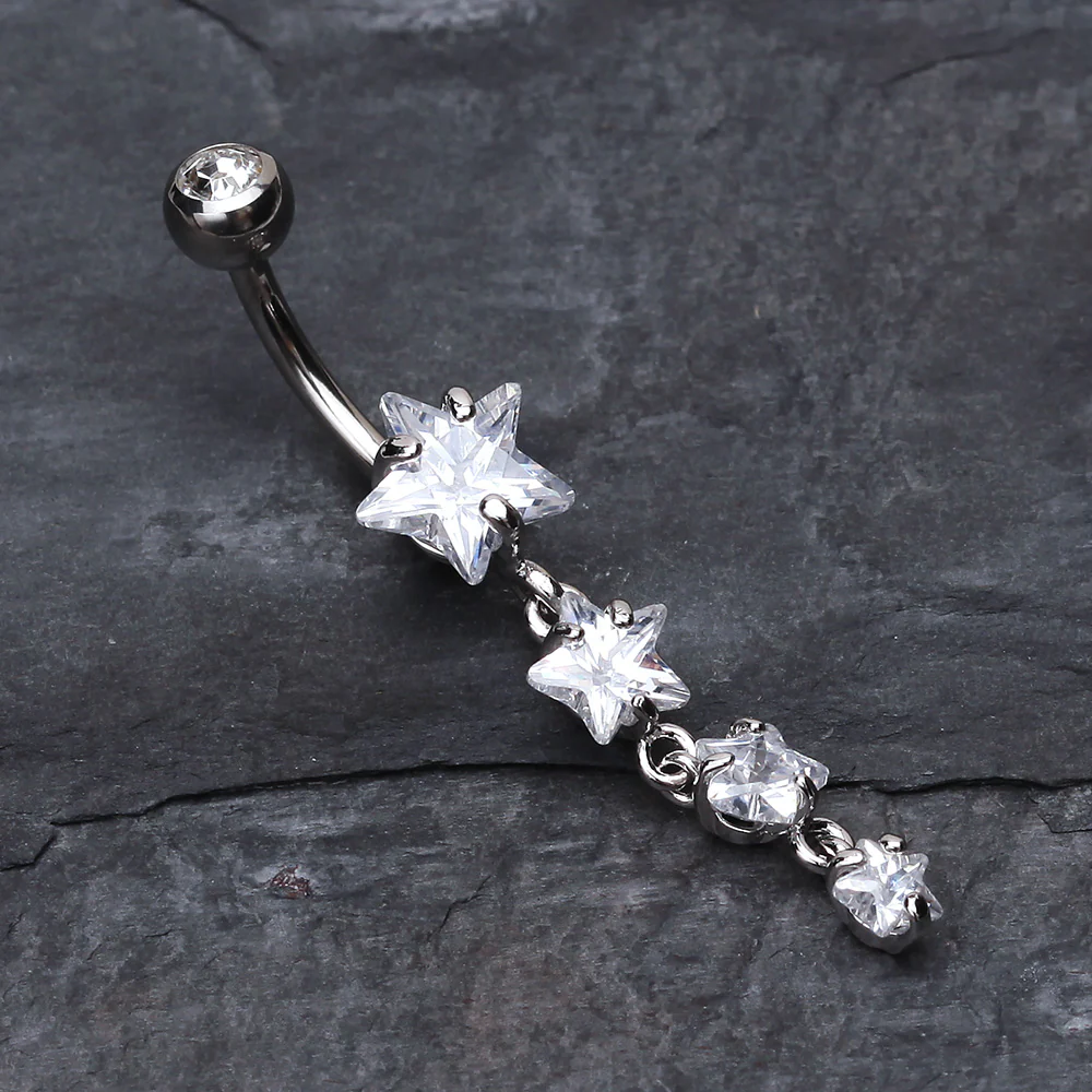 Star Spangled Belly Button Ring - Image 3