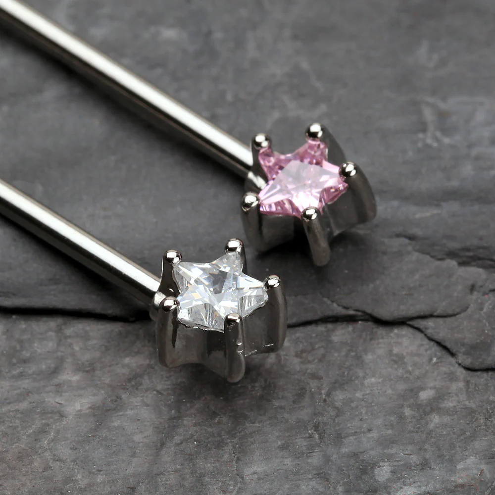 Star Sparkle Industrial Barbell - Image 3