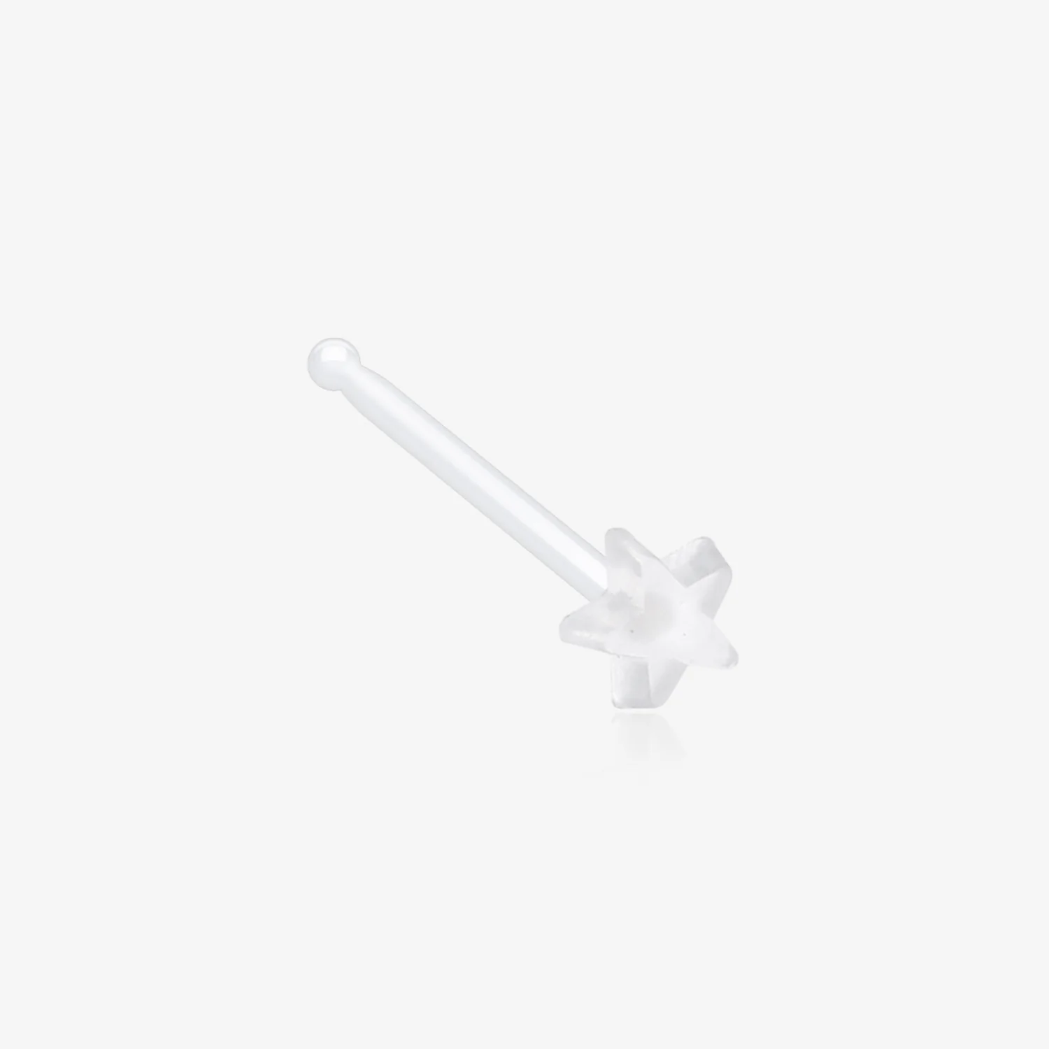 Star Top Clear UV Acrylic Nose Stud Retainer