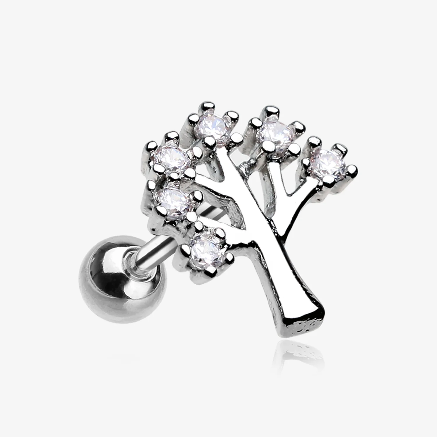 The Tree of Life Sparkle Cartilage Tragus Earring