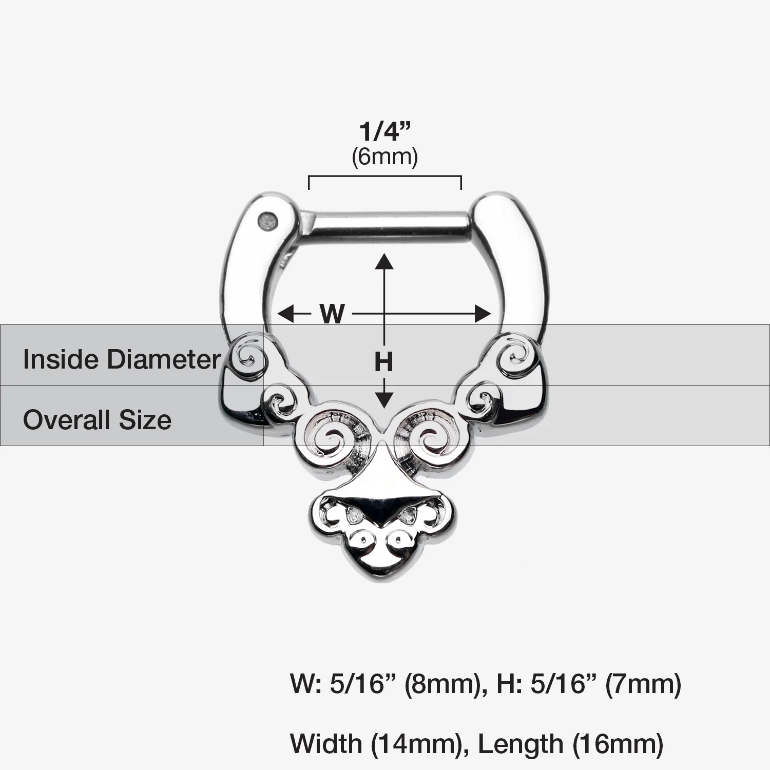 Tribal Laran Septum Clicker - Image 2