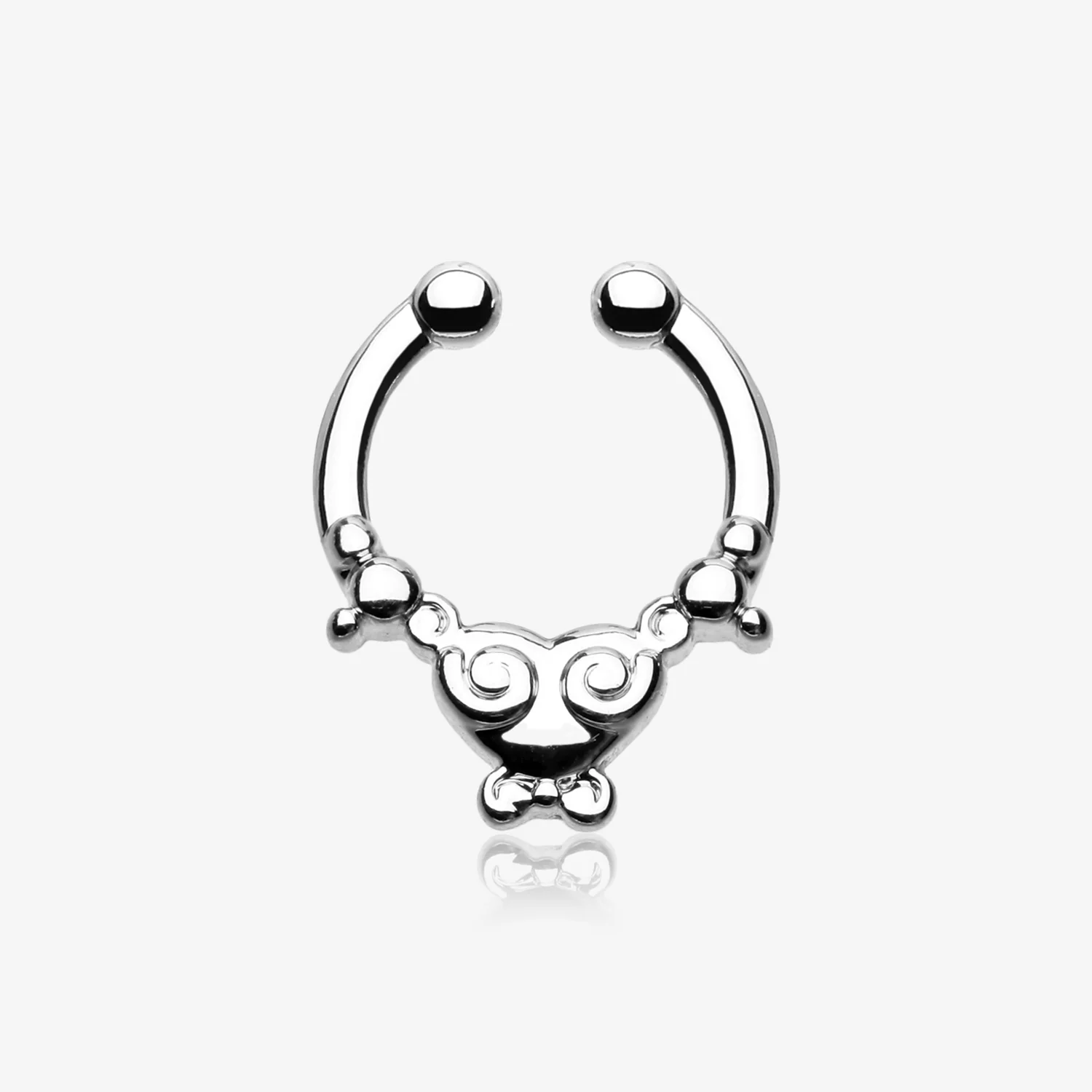 Tribal Saia Fake Septum Clip-On Ring