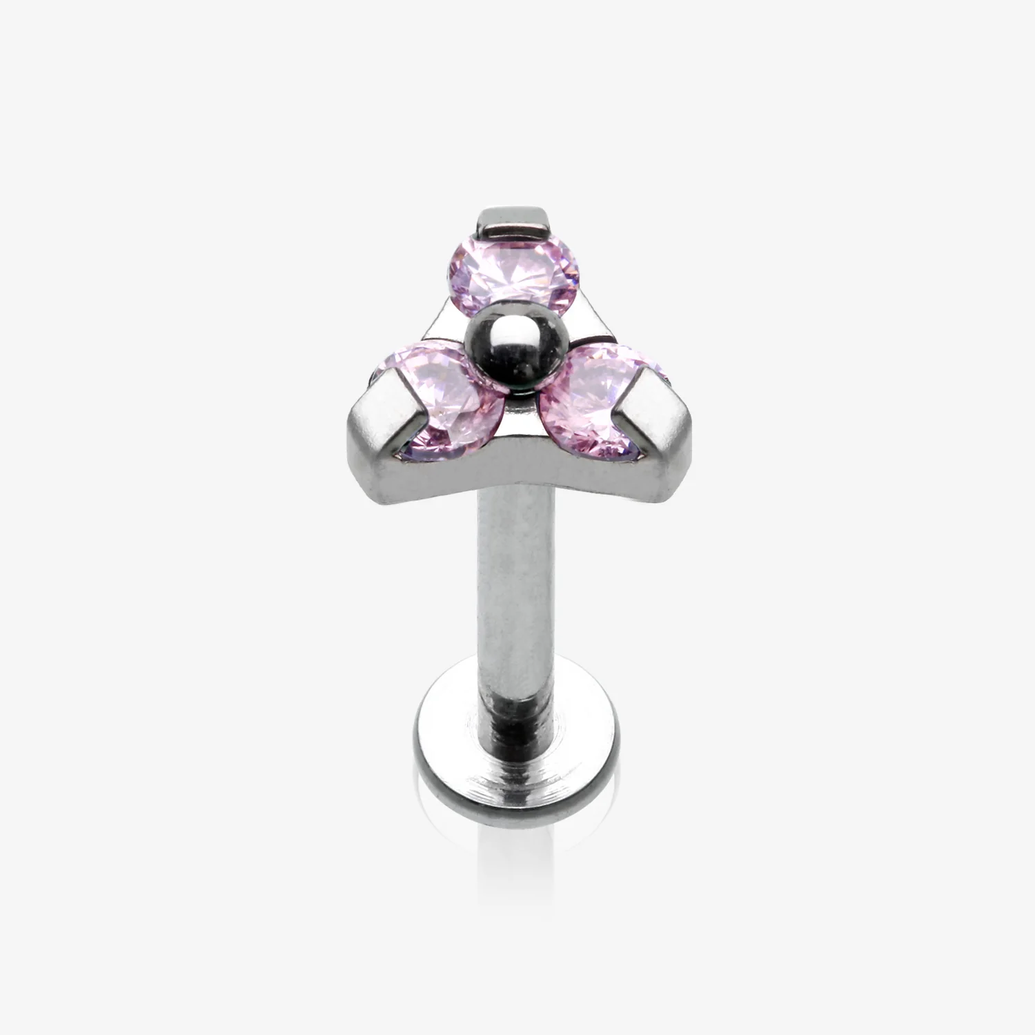 Trinity Sparkle Internally Threaded Steel Labret