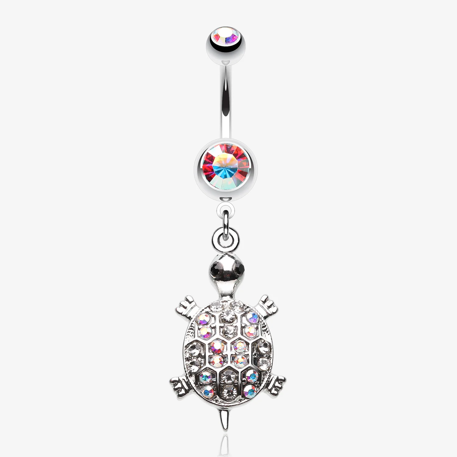 Turtle Dazzle Belly Button Ring